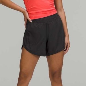 Lululemon Track That High-Rise Lined Short 5"Black